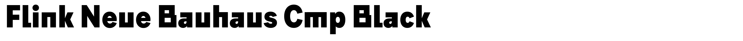 Flink Neue Bauhaus Cmp Black